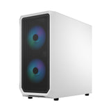Fractal Design | Focus 2 | Side window | Midi Tower | ATX | RGB White TG Clear Tint
