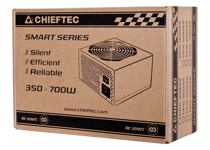 CHIEFTEC PSU 500W 12CM ATX12V V2.3 80+