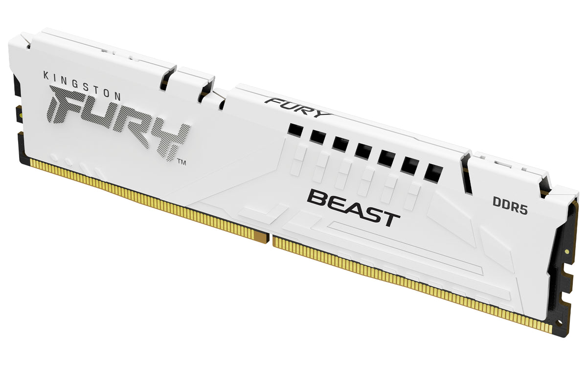 Kingston KF560C30BWE-16 16GB 6000MT/s DDR5 CL30 DIMM FURY Beast White EXPO | Kingston