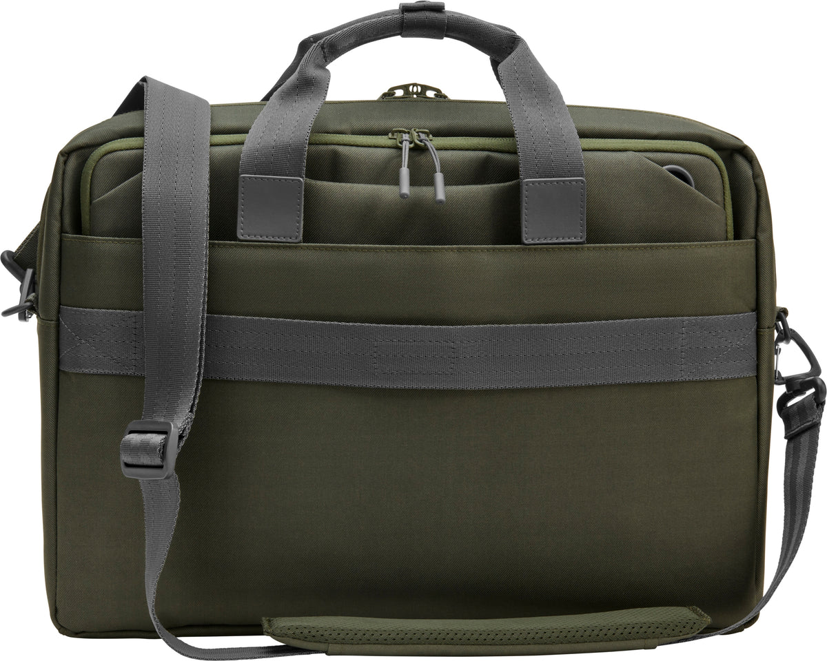 HP Modular 15.6 Top Load, 3-in-One (Pouch, Top Load, Sleeve), Water Resistant, Cable Pass-through, 22 Liter Capacity - Dark Olive Green