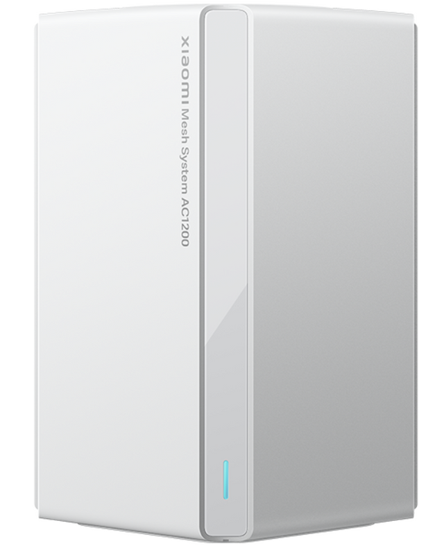 Xiaomi | Mesh System | AC1200 EU (1-pack) | 802.11ac | 867 Mbit/s | 10/100/1000 Mbit/s | Ethernet LAN (RJ-45) ports 2 | Mesh Support Yes | MU-MiMO No | No mobile broadband | Antenna type Internal