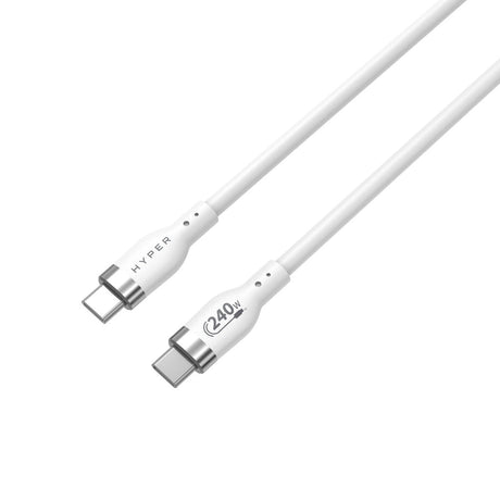 Hyper | 2M Silicone 240W USB-C Charging Cable | USB-C to USB-C
