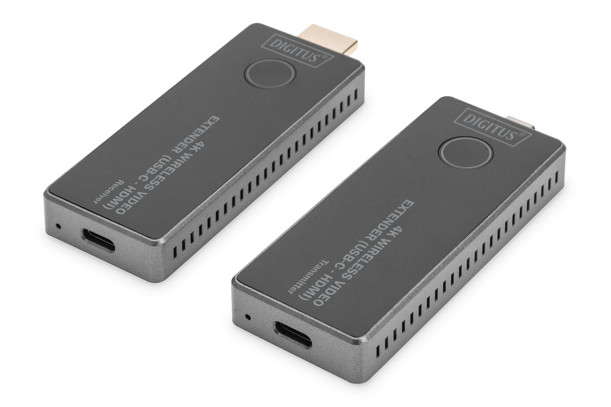 Digitus | 4K Wireless Video Extender, 30 m (USB-C - HDMI) | DS-55324 | Black/Silver