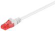 Goobay Patch Cable | 68633 CAT 6 U/UTP | PVC | Cable length: 1 m | White