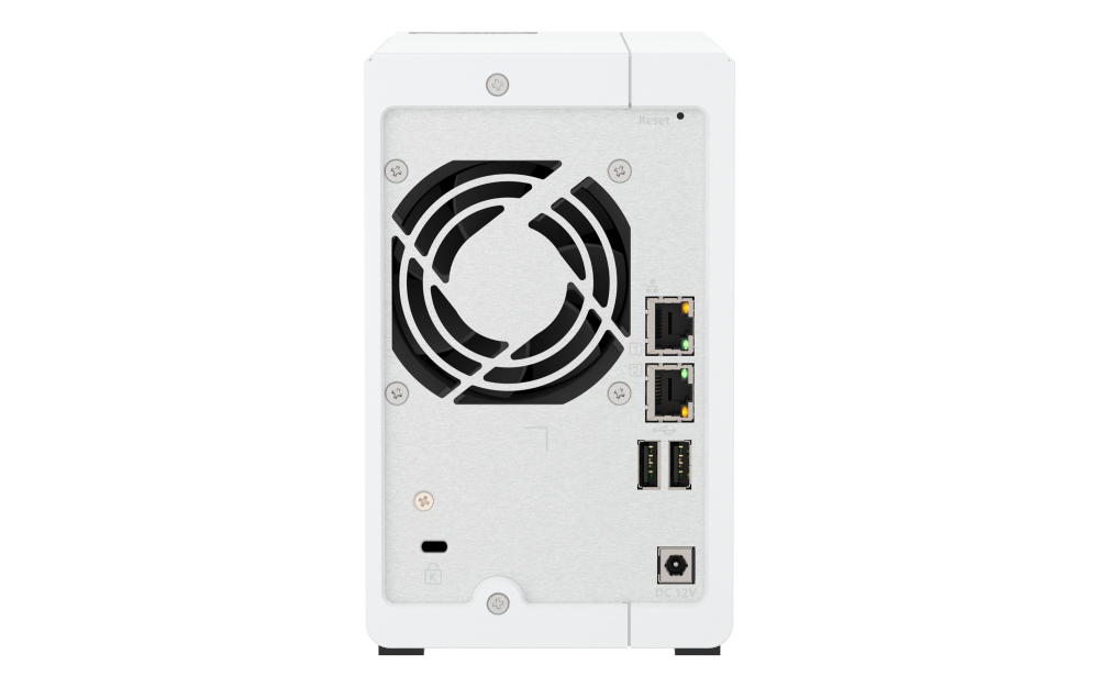 QNAP 2-bay 2.5 GbE NAS with Integrated NPU | TS-216G | ARM 4-core | Cortex-A55 | Processor frequency 2.0 GHz | 4 GB