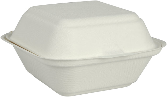 Biodėžutės maistui išsinešti, su dangteliu, matmenys 14,4x14,1x7,5, 50 vnt