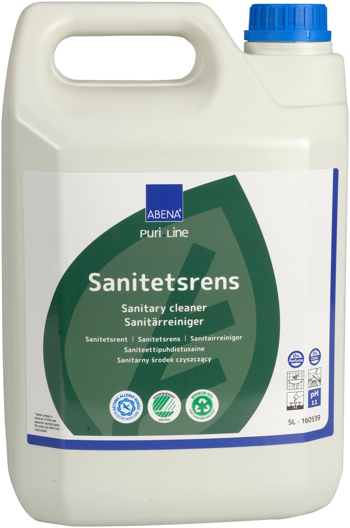 Ekologiškas sanitarinis šarminis valiklis, 5l, bespalvis, bekvapis