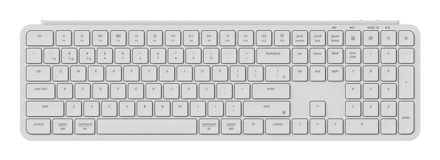Roger | B6 Pro Ultra-Slim Keyboard | Keyboard | Wireless | White