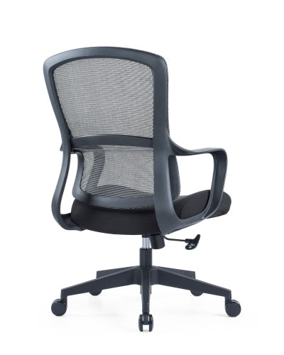 Up Up Darwin ergonominė biuro kėdė Juoda, Juodas audinys + Pilkas tinklelis