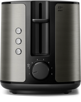 Philips Toaster | HD2651/80 Viva Collection | Power 1050 W | Number of slots 2 | Housing material Metal | Black