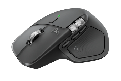 Logitech MX Master 4 Belaidė pelė RF Wireless + Bluetooth, 8000 DPI, Graphite