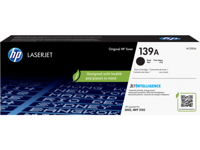 HP 139A (W1390A) Lazerinė kasetė, Juoda