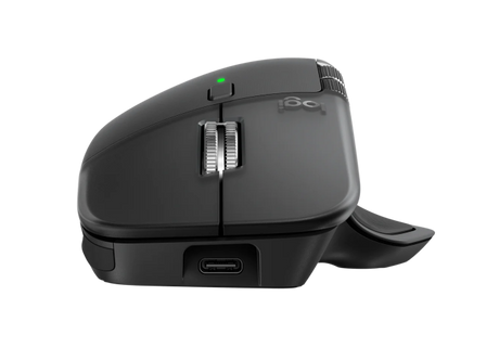 Logitech MX Master 4 Belaidė pelė RF Wireless + Bluetooth, 8000 DPI, Graphite