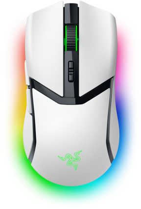 Razer Cobra Pro Belaidė žaidimų pelė RF Wireless + Bluetooth + USB-C, 30000 DPI, Balta