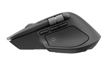 Logitech MX Master 4 Belaidė pelė RF Wireless + Bluetooth, 8000 DPI, Graphite