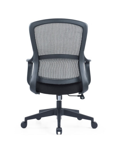 Up Up Darwin ergonominė biuro kėdė Juoda, Juodas audinys + Pilkas tinklelis