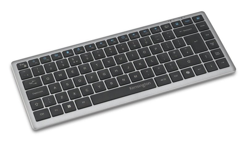 Kensington KB435 EQ Rechargeable Multi-Device Compact Klaviatūra RF+BT, US, Space Grey