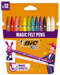 Bic Flomasteriai Kids Magic 10+2 spalvų rinkinys