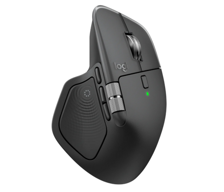 Logitech MX Master 4 Belaidė pelė RF Wireless + Bluetooth, 8000 DPI, Graphite