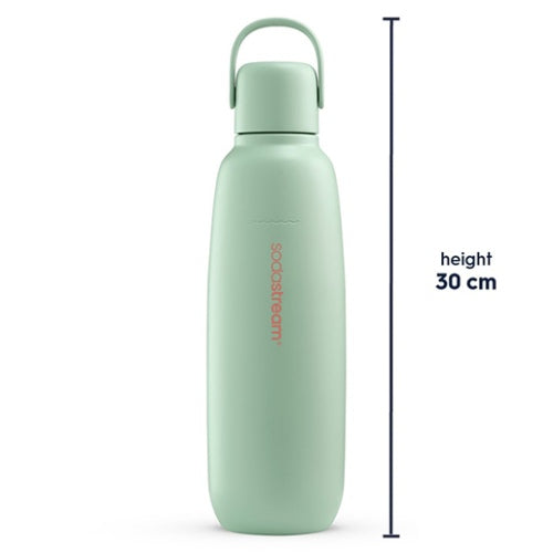 SodaStream Fizz &amp; Go COOL 0,9L Termo gertuvė, Stainless Steel, Mint