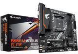 Gigabyte | B550M AORUS ELITE 1.0 | Processor family AMD | Processor socket AM4 | DDR4 DIMM | Memory slots 4 | Number of SATA connectors 4 x SATA 6Gb/s connectors | Chipset AMD B | Micro ATX