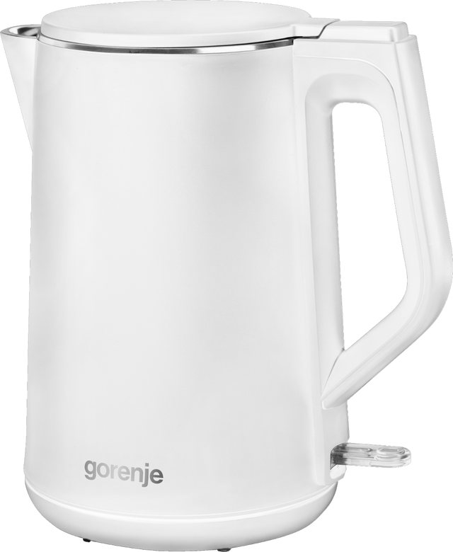 Gorenje | Kettle | K15DWW | Electric | 2200 W | 1.5 L | Plastic/Metal | 360° rotational base | White