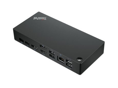 Lenovo ThinkPad Universal USB-C Dock (40AY0090EU) Jungčių stotelė, Juoda