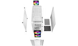 Deepcool | ARGB Micro-ATX CASE | CC360 | Mini-ITX / Micro-ATX | ATX PS2 (maximum length: 160mm) | White
