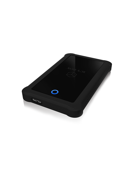 Raidsonic | ICY BOX | IB-233U3-B External enclosure for 2.5" SATA HDD/SSD with USB 3.0 interface and silicone protection sleeve | SATA I, II, III | USB 3.0 | 2.5"