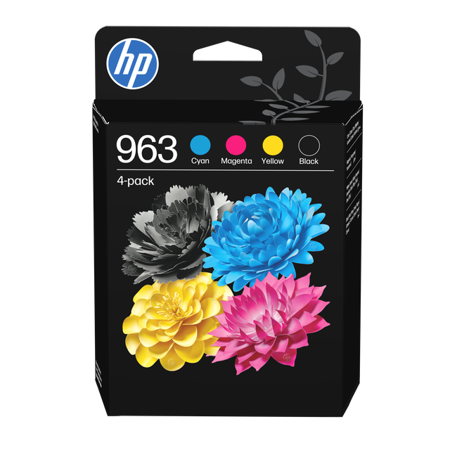 HP 963 4-pack (6ZC70AE) Rašalinių kasečių komplektas, BK/C/M/Y