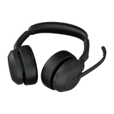 Jabra Evolve2 55 MS Stereo Link380c Belaidės ausinės Bluetooth USB-C, Juoda