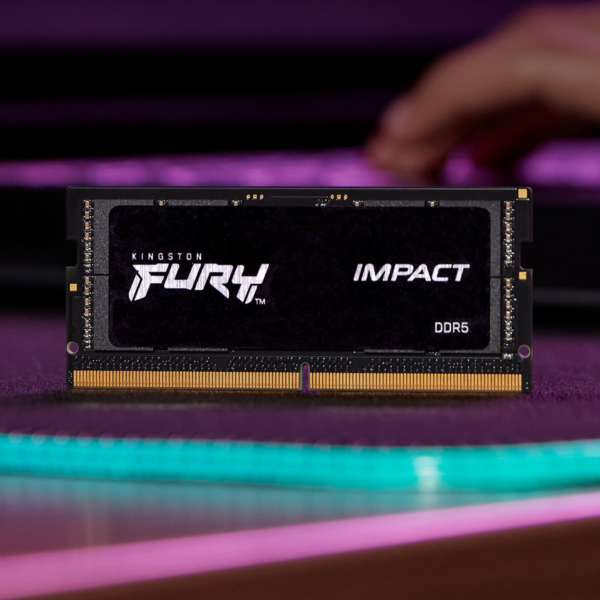Kingston KF560S38IBK2-32 32GB 6000MT/s DDR5 CL38 SODIMM (Kit of 2) FURY Impact PnP | Kingston