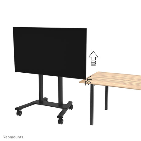 Neomounts Floor stand | FL55-875BL1 TV Trolley Motorised | Adjustable Height | 55-100 " | Maximum weight (capacity) 110 kg | Black