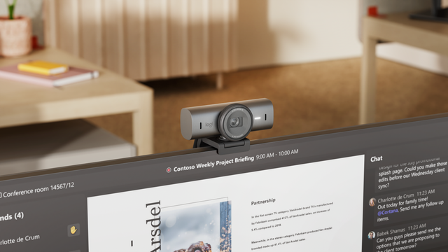Logitech MX Brio 705 for Business Internetinė kamera, 8.5 MP, 4K Ultra HD 4096x2160, USB-C, Graphite