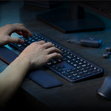 Logitech MX Keys S Belaidė klaviatūra, RF Wireless+Bluetooth, Illuminated, US Int, Graphite