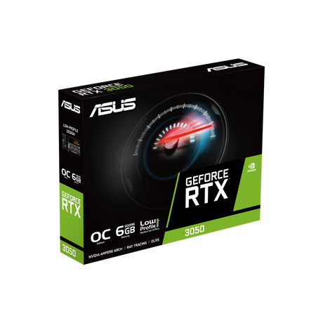 Asus GeForce RTX 3050 LP BRK OC Edition 6GB GDDR6 | NVIDIA | 6 GB | GeForce RTX 3050 | GDDR6 | DVI-D ports quantity 1 | HDMI ports quantity 1 | PCI Express 4.0