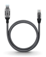 Goobay | USB-A 3.0 to RJ45 Ethernet Cable, 1 m | 70299