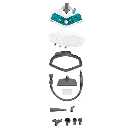 Polti | Steam mop | PTEU0282 Vaporetto SV450_Double | Steam mop and handheld steam cleaner | 1500 W | Operating radius 7.5 m | White