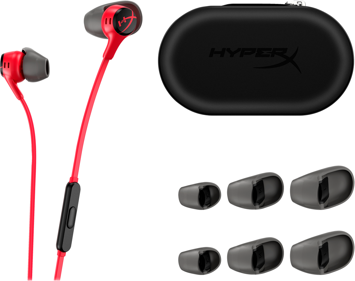 HP HyperX Cloud Earbuds II Red