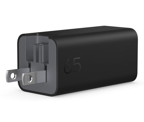 HP C90CKUT Nešiojamo kompiuterio įkroviklis 65W GaN, USB-C, EU, Juoda