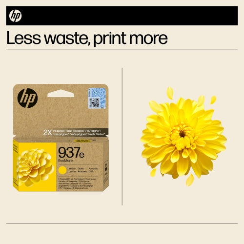 HP 937e EvoMore (4S6W8NE) Rašalinė kasetė, Geltona
