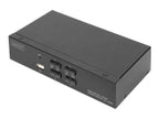 Digitus | KVM Switch, 4 Port, Single Display, 4K, HDMI | DS-12880