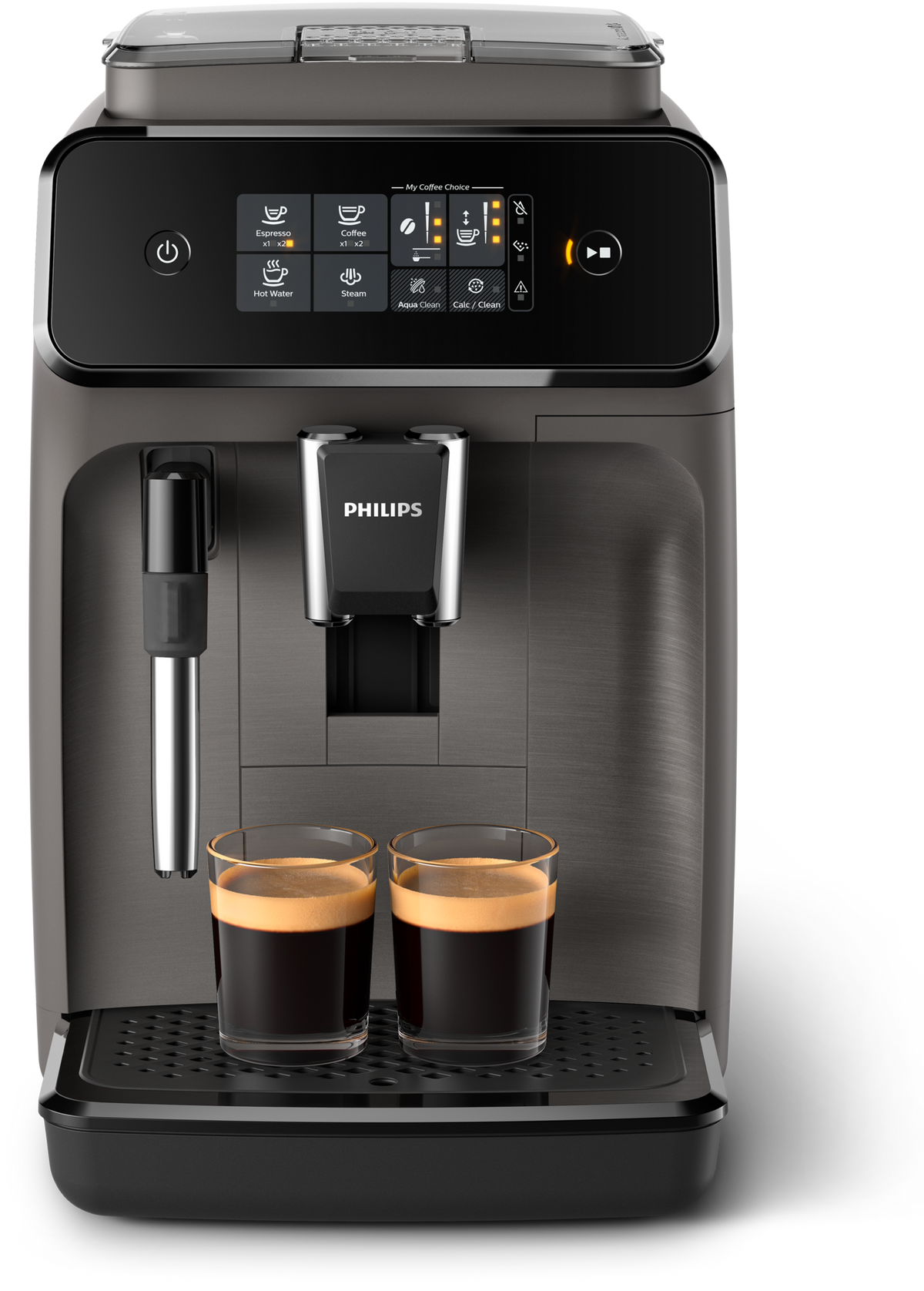 Philips | Espresso Coffee maker Series 1200 | EP1224/00 | Pump pressure 15 bar | Built-in milk frother | Fully automatic | 1500 W | Light Gray