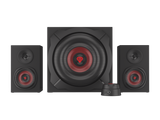 GENESIS Helium 610BT Computer Speakers, Wired, Bluetooth, Black | Genesis | Helium 610BT | Bluetooth | Red/Black
