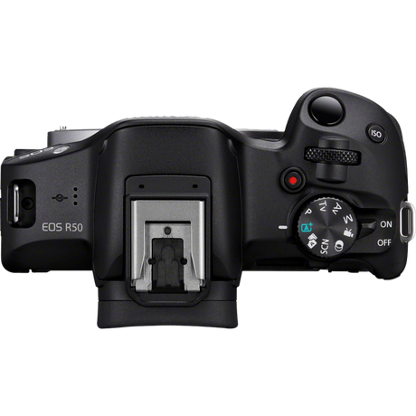 Canon | EOS R50 + RF-S 18-45mm CREATOR KIT (SIP) | Megapixel 24.2 MP | Image stabilizer | ISO sensitivity (max) 32000 | Display diagonal 2.95 " | Wi-Fi | Video recording | Automatic, manual | CMOS | Black