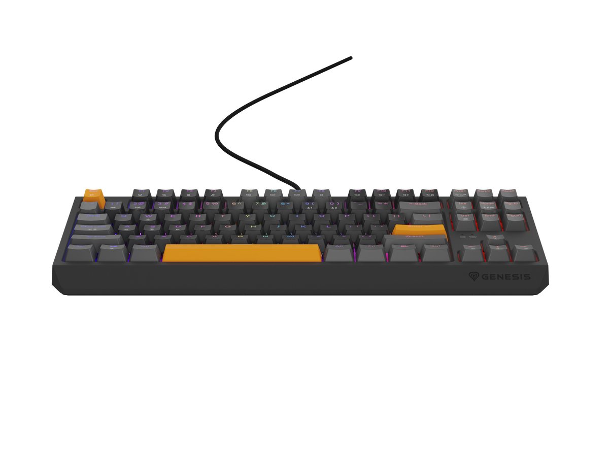 Genesis | THOR 230 | Mechanical Gaming Keyboard | Wired | US | Outemu Red | Anchor Gray Positive