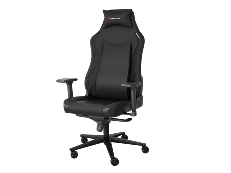 Genesis Gaming Chair Nitro 890 G2 Backrest upholstery material: Eco leather, Seat upholstery material: Eco leather, Base material: Metal, Castors material: Nylon with CareGlide coating | Black/Red