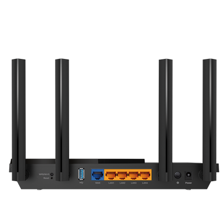 TP-LINK | Dual Band Wi-Fi 6 Router | Archer AX55 AX3000 | 802.11ac | 10/100/1000 Mbit/s | Ethernet LAN (RJ-45) ports 4 | Mesh Support Yes | MU-MiMO No | No mobile broadband | Antenna type 4x fixed