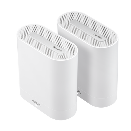 Asus | Wifi 6 802.11ax Tri-band Business Mesh System | EBM68 (2-Pack) | 802.11ax | 4804 Mbit/s | 10/100/1000 Mbit/s | Ethernet LAN (RJ-45) ports 3 | Mesh Support Yes | MU-MiMO No | No mobile broadband | Antenna type Internal | 1