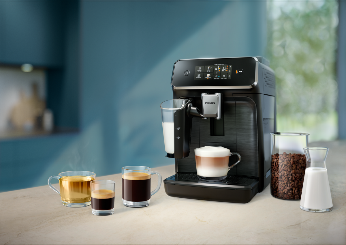 Philips | Espresso Coffee Maker | EP2334/10 | Pump pressure 15 bar | Built-in milk frother | Fully Automatic | 1500 W | Black